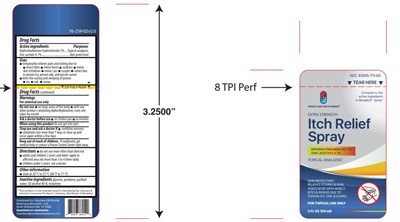 Principal Display Panel (Westlake Itch Relief Spray 82895 715 60 76 259 02v2.0)